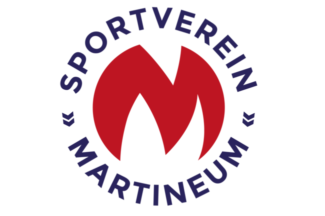 Logo vom SV Martineum in rot und blau