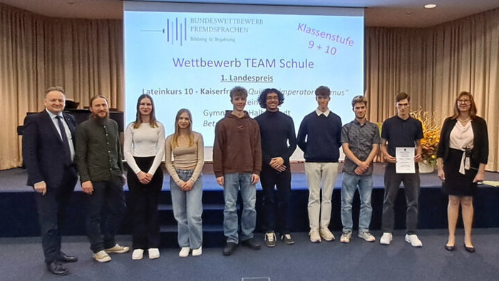 Auszeichnung der Teilnehmer am Bundeswettbewerb Fremdsprachen für Latein