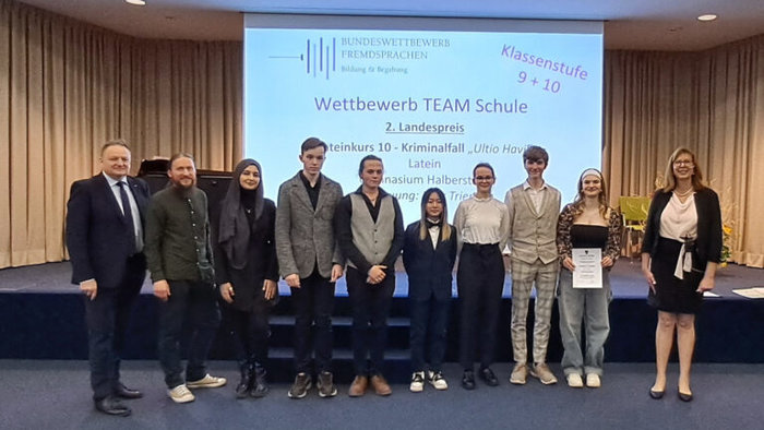  Auszeichnung der Teilnehmer am Bundeswettbewerb Fremdsprachen für Latein